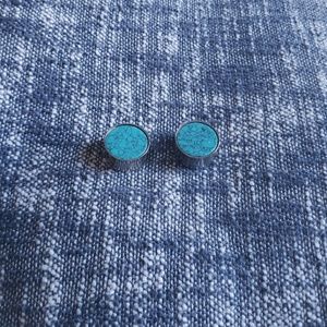 1" turquoise plugs